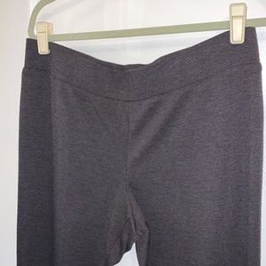 Calvin Klein Charcoal Gray Slim Ponte Pants Large
